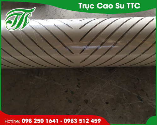Trục cao su xẻ rãnh